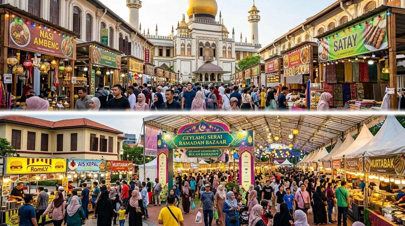 Kampong Glam vs Geylang Serai Ramadan Bazaar