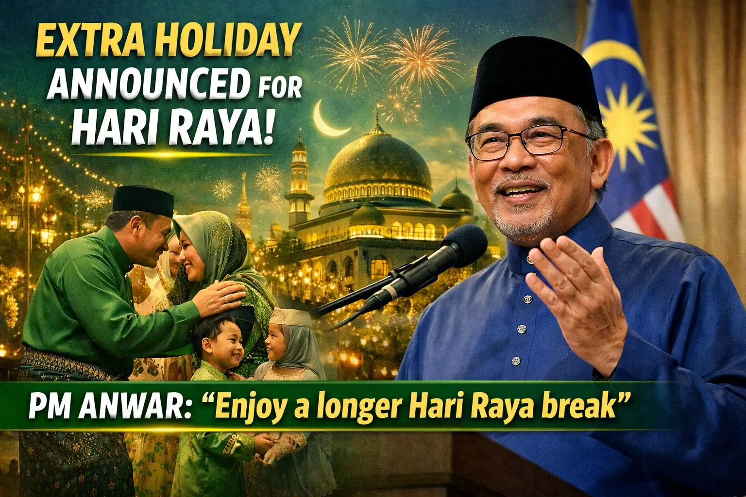 Malaysia Announces Extra Public Holiday for Hari Raya 2026