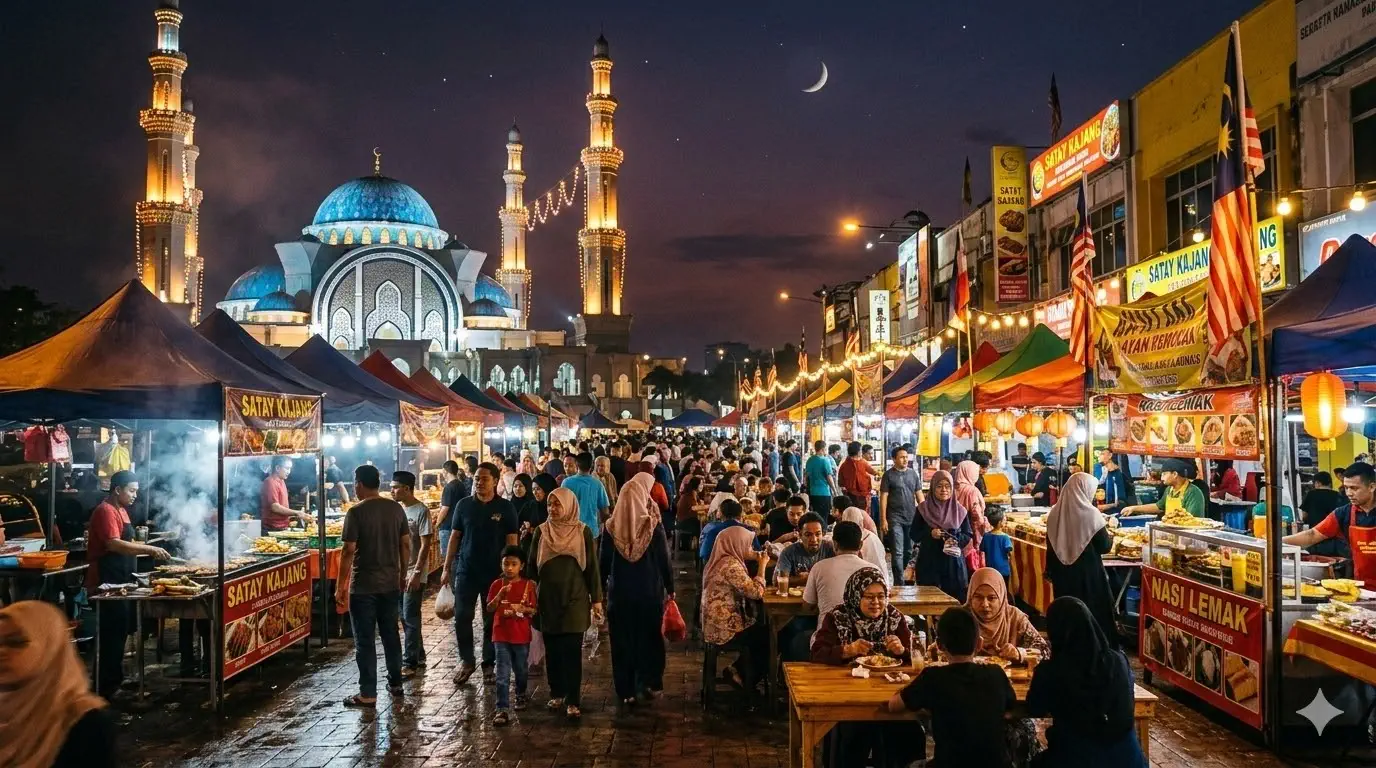 Ramadan Nights in Malaysia-Markets, Mosques, and Midnight Meals