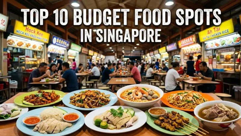 Top 10 Budget Food Spots in Singapore