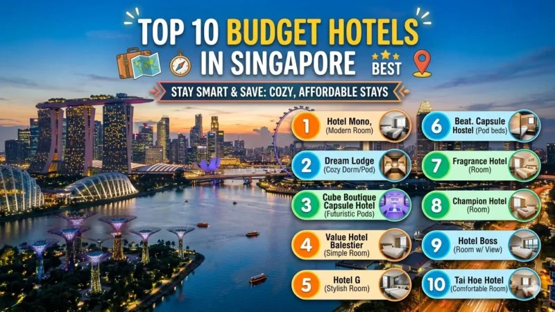 Top 10 Budget Hotels in Singapore