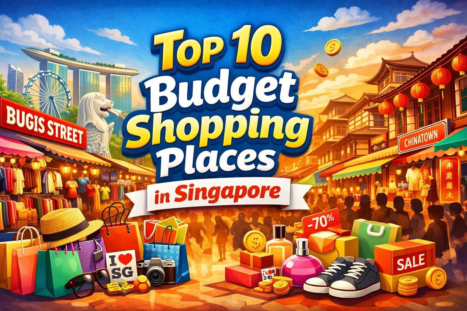 Top 10 Budget Shopping Places in Singapore
