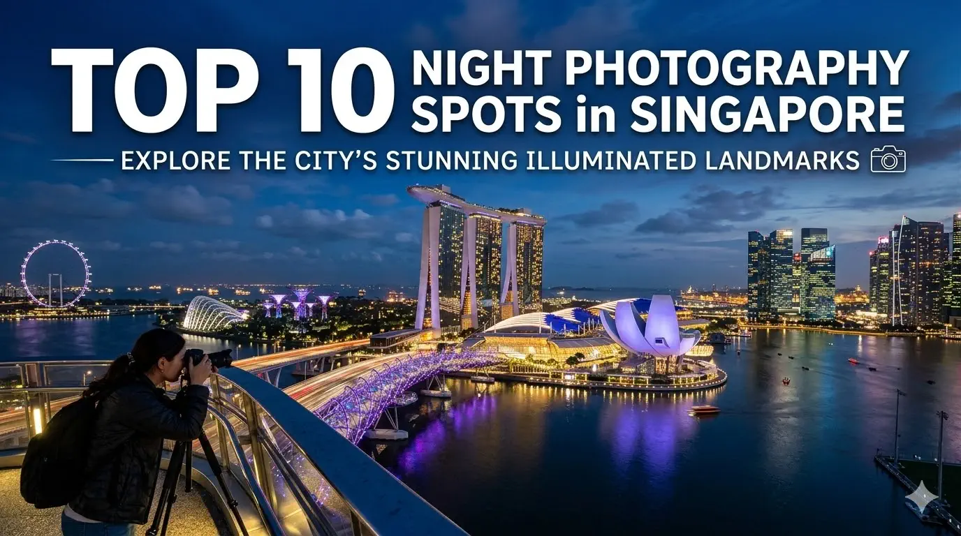 Top 10 Night Photography Spots in Singapore