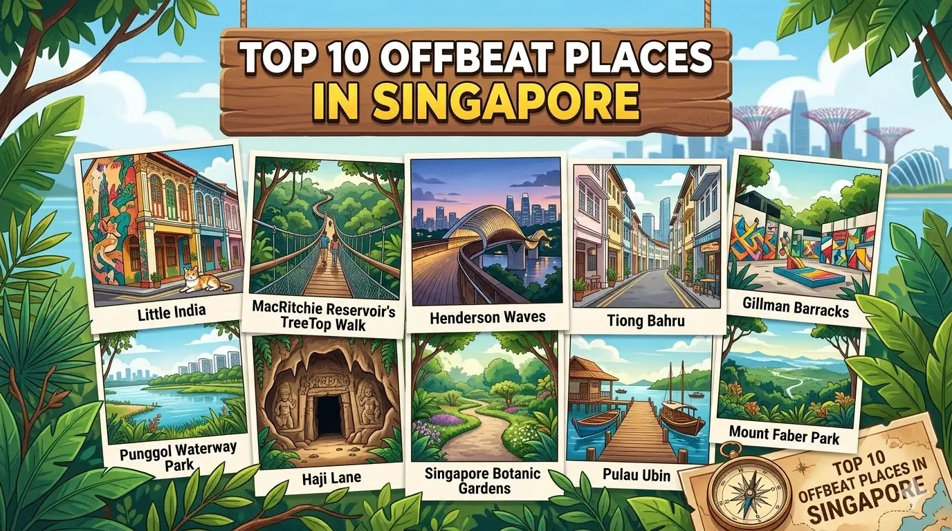 Top 10 Offbeat Places in Singapore