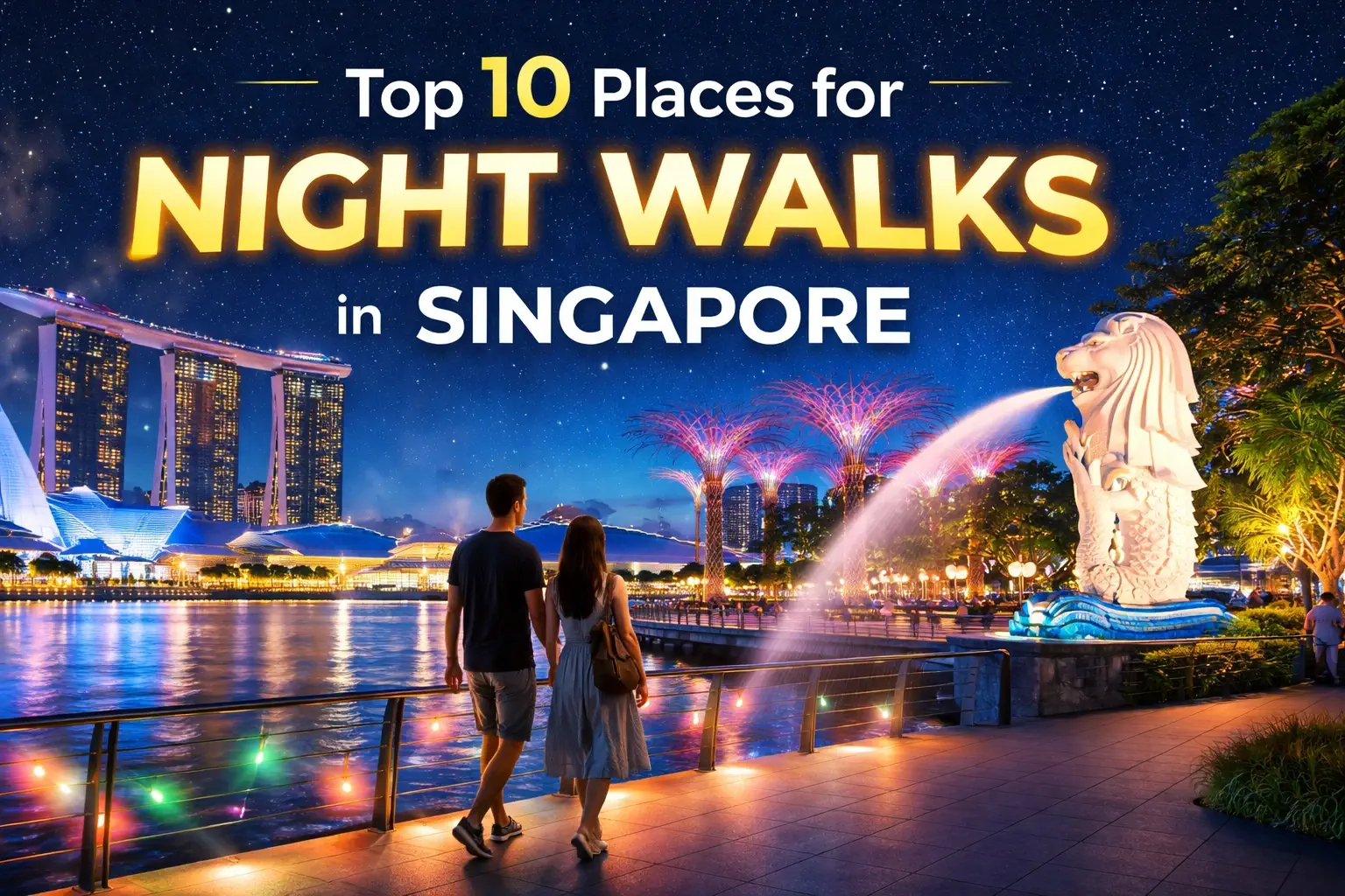 Top 10 Places for Night Walks in Singapore