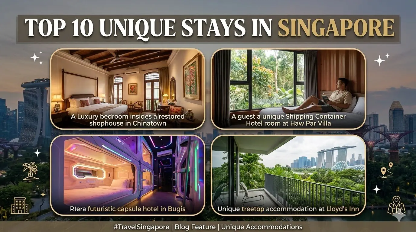 Top 10 Unique Stays in Singapore