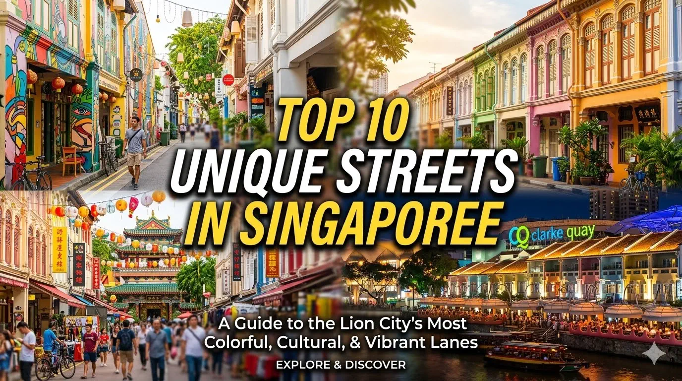 Top 10 Unique Streets in Singapore