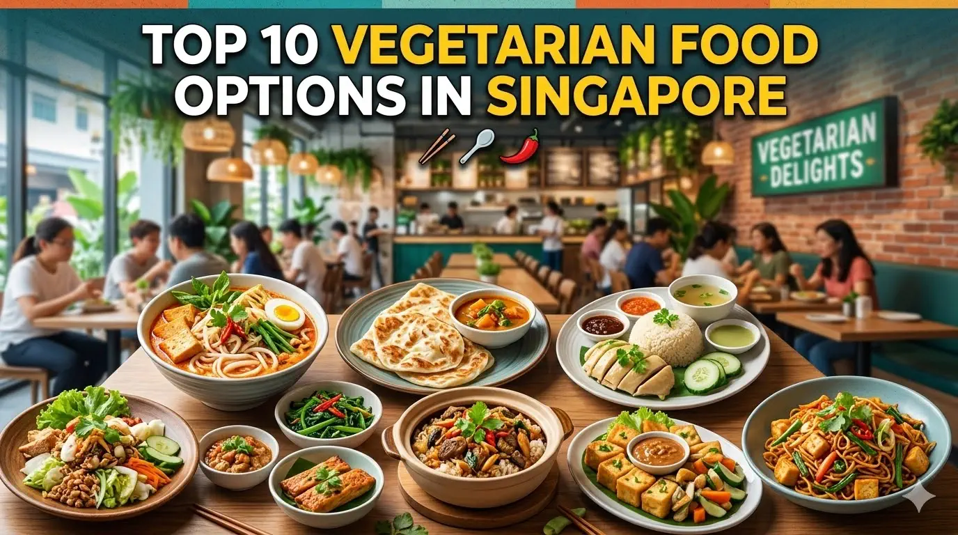 Top 10 Vegetarian Food Options in Singapore