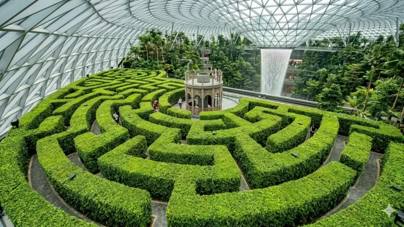 Jewel Hedge Maze