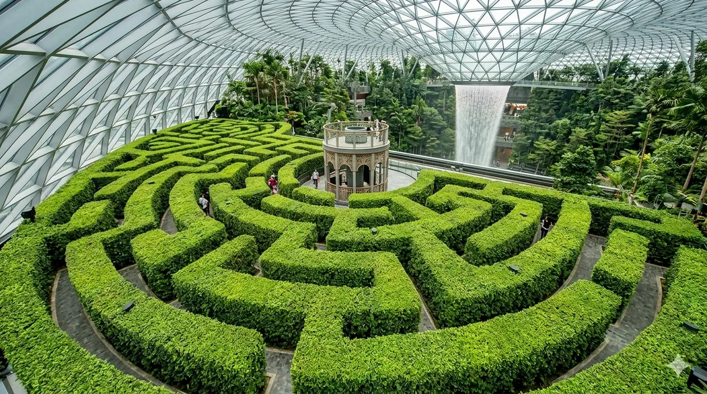 Jewel Hedge Maze