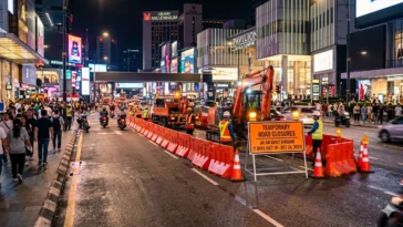 Temporary Road Closures in Bukit Bintang for 11 Days