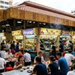 generate feature image for blog post with 1200x675px or bigger size with ABC Brickworks Market singapore"image without tittle.