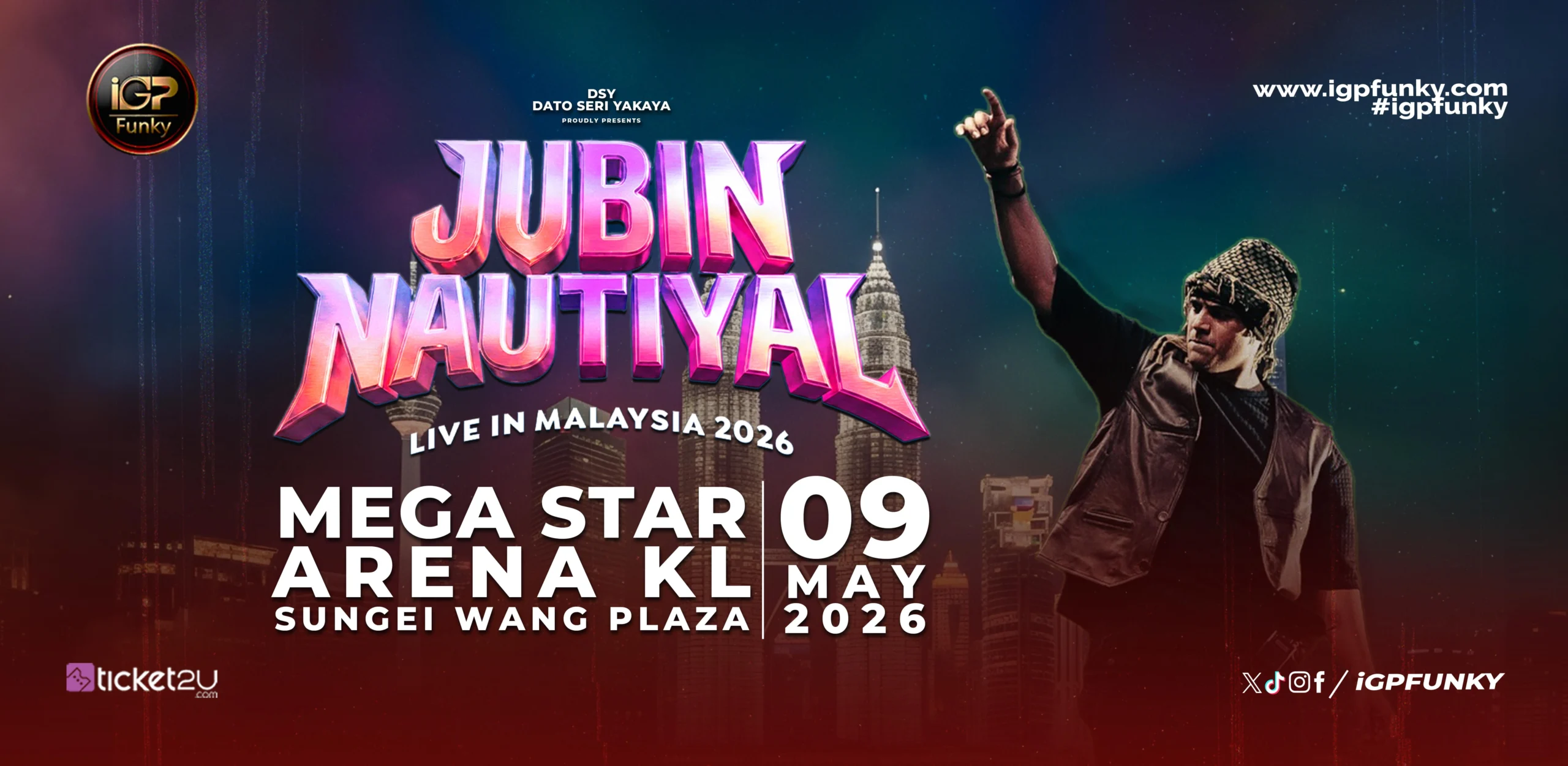 Jubin Nautiyal - Live in Kuala Lumpur 2026