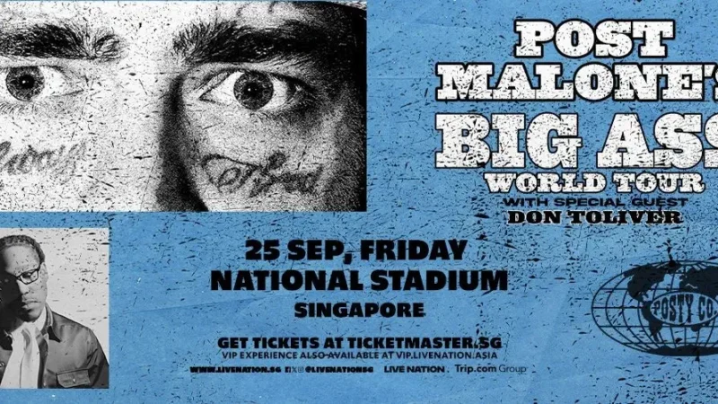Post Malone Kuala Lumpur 2026 - BIG Stadium World Tour
