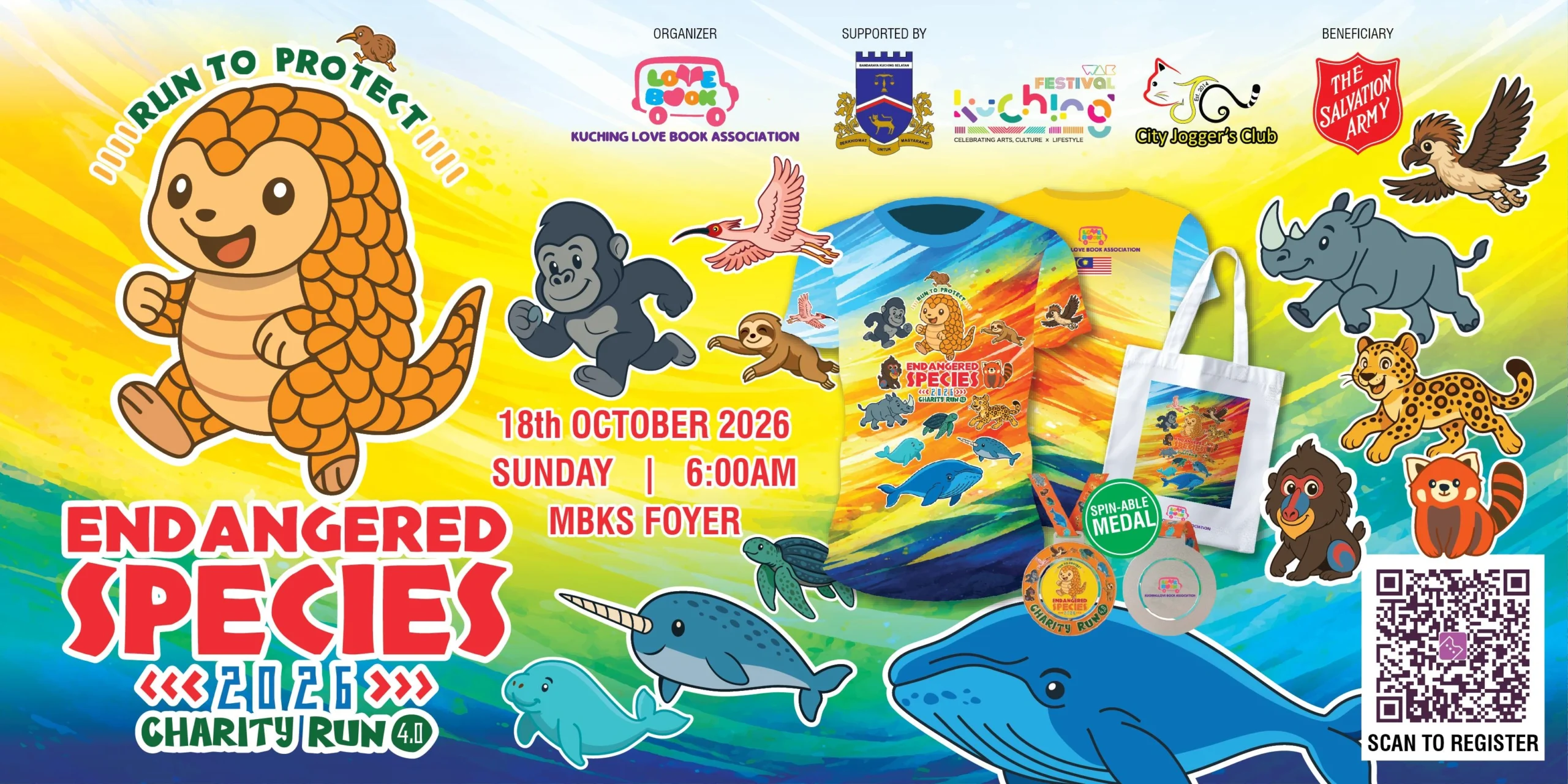 RUN TO PROTECT Endangered Species 2026 Charity Run 4.0 in Kuching