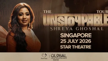 The Unstoppable Tour – Shreya Ghoshal Live in Singapore 2026