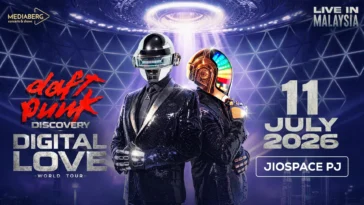 DAFT PUNK DISCOVERY – DIGITAL LOVE TOUR LIVE IN MALAYSIA 2026 Set to Electrify Petaling Jaya