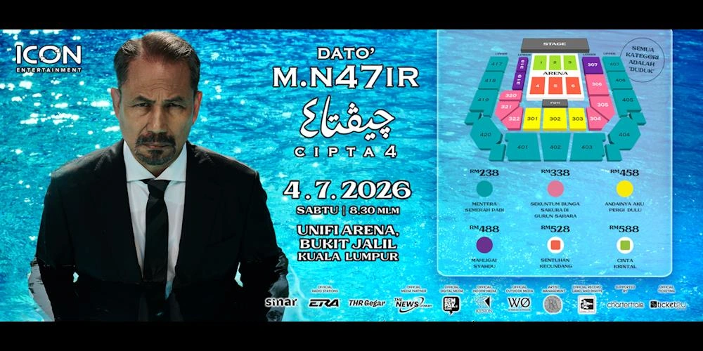 DATO’ M.N47IR CIPTA 4 2026- M. Nasir’s Legendary Concert Returns to Kuala Lumpur