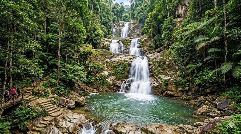 Discover Kanching Waterfalls- The 7-Tier Hidden Escape Near Kuala Lumpur