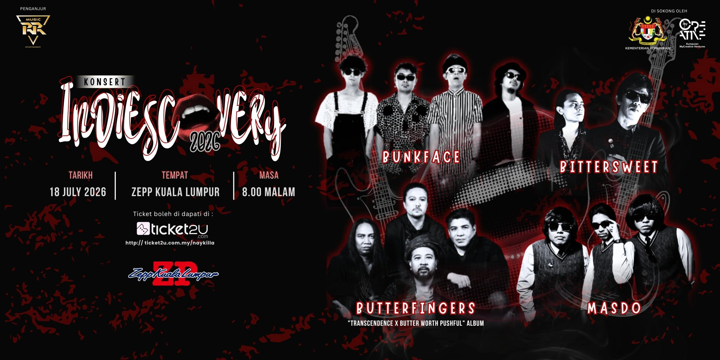 Konsert Indiescovery 2026- Malaysia’s Indie Music Scene Comes Alive at Zepp Kuala Lumpur