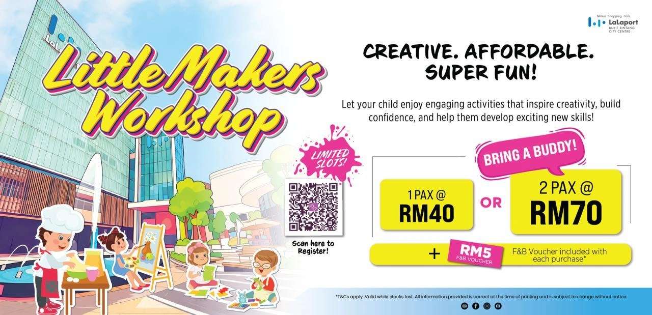 LaLaport BBCC Little Makers Workshop 2026 Brings Creative Culinary Fun for Kids in Kuala Lumpur