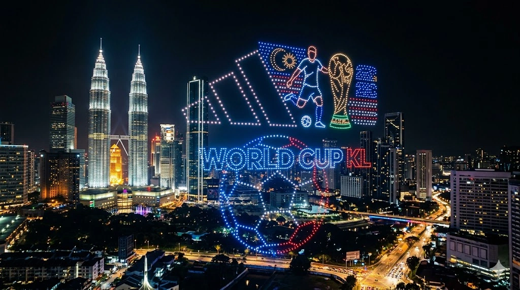 Massive adidas World Cup Drone Show to Illuminate Kuala Lumpur This Weekend
