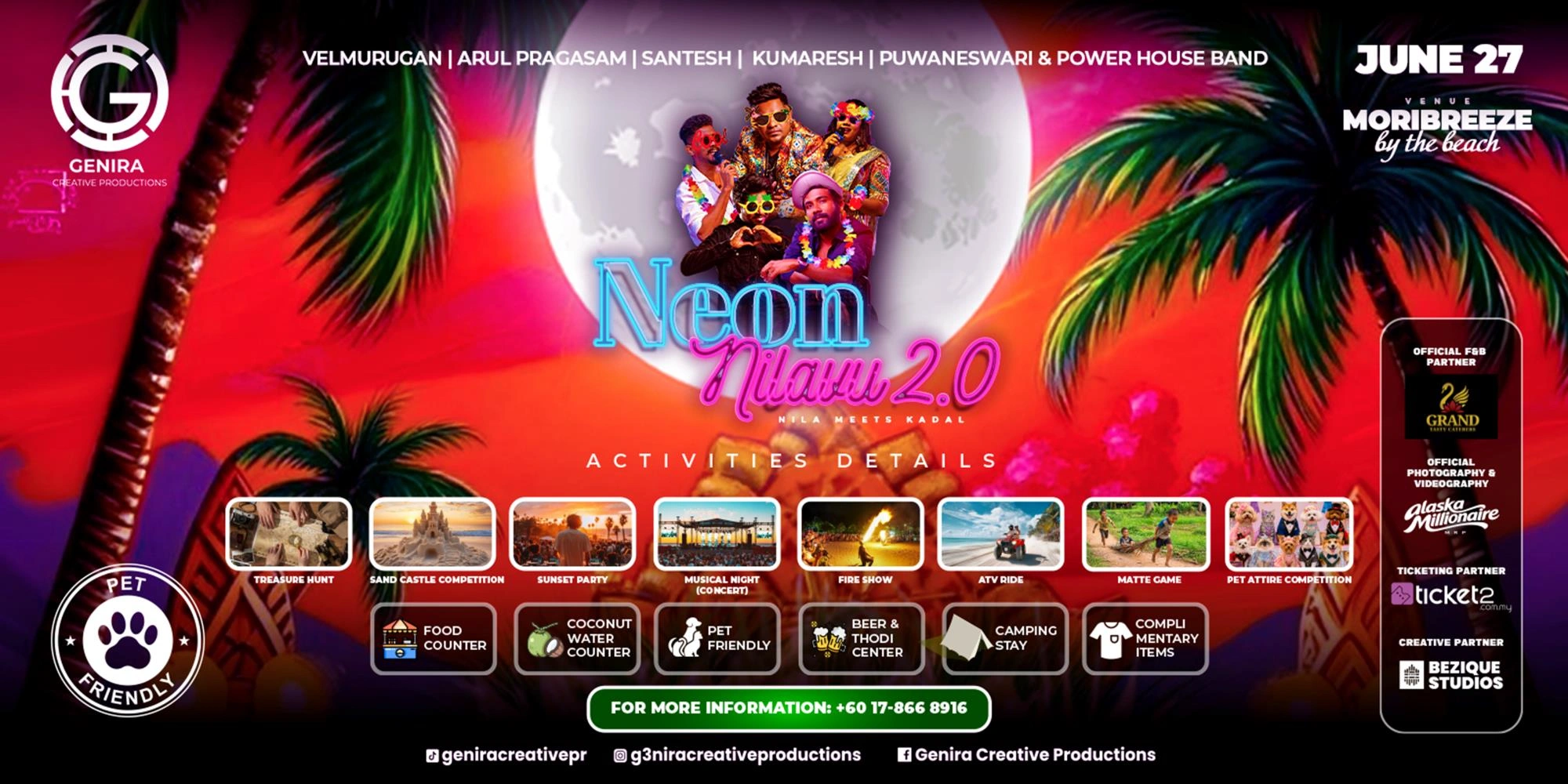 Neon Nilavu 2.0 2026- Malaysia’s Ultimate Neon Beach Concert Experience in Banting