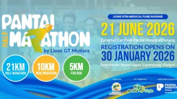 Pantai Half Marathon by Lions GT Mutiara 2026 Returns to Penang with Exciting Highway Run Experience