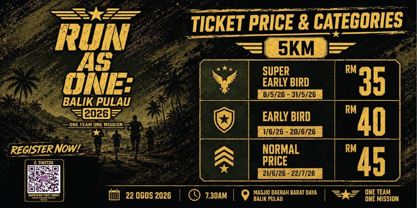 RUN AS ONE Balik Pulau 2026 – Experience a Scenic 5KM Community Run in Penang