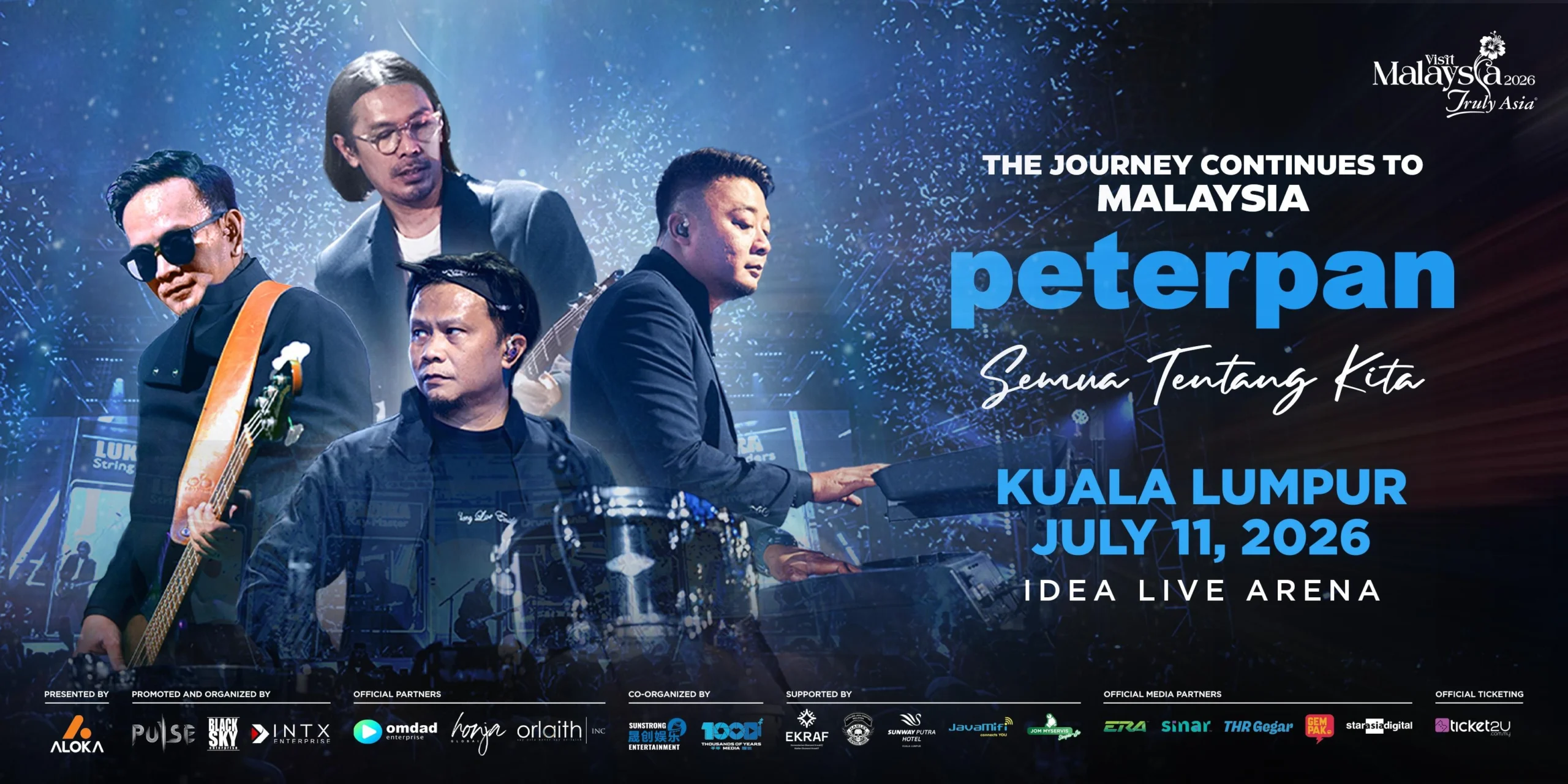 The Journey Continues- Peterpan Semua Tentang Kita Live in Malaysia 2026