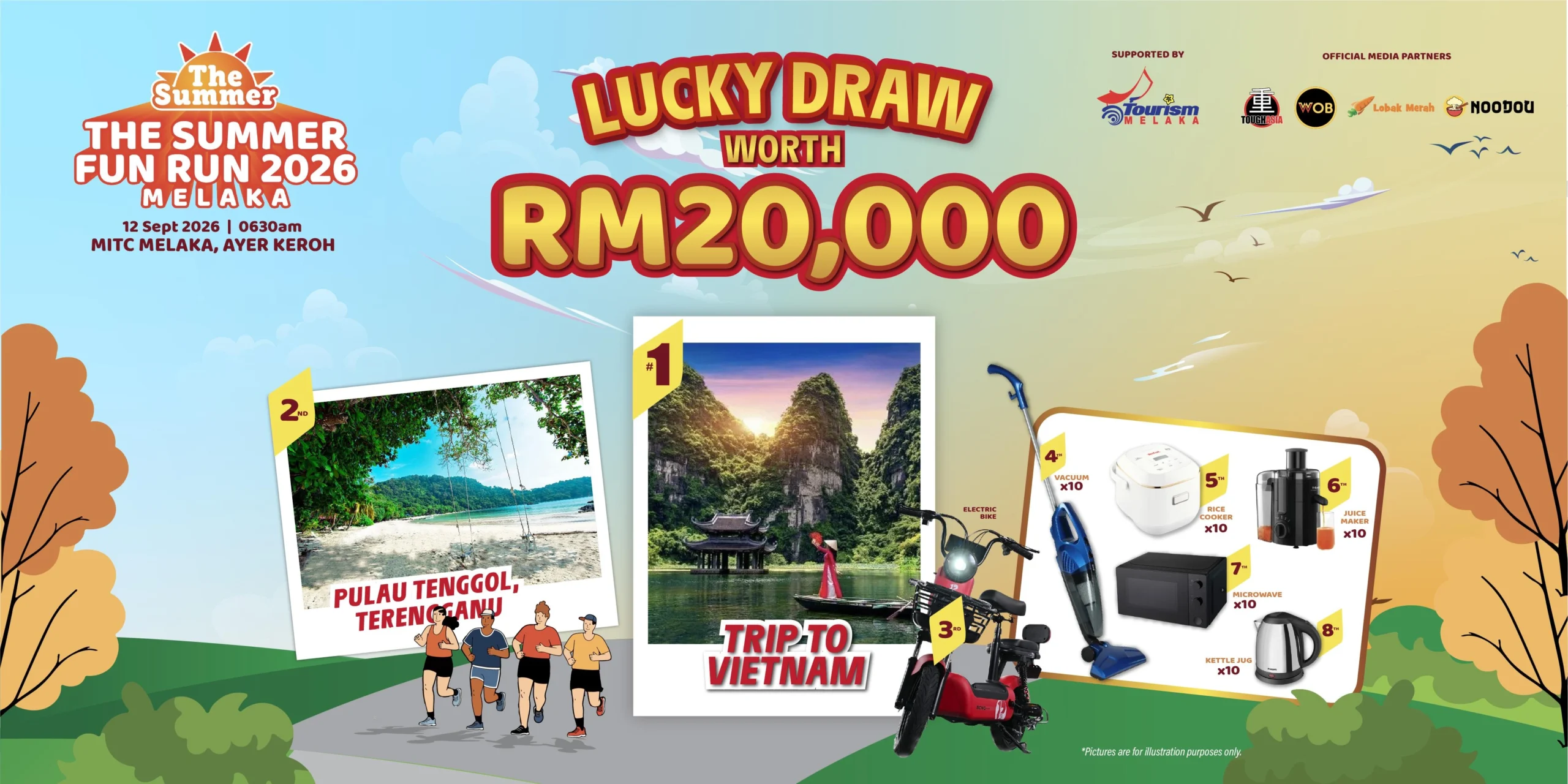 The Summer Fun Run 2026-A Fun-Filled Running Event Coming to Melaka This September