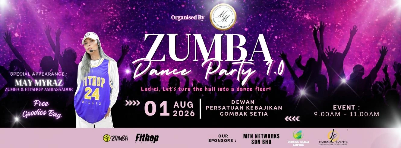 ZUMBA DANCE PARTY 1.0 Brings High-Energy Fitness Fun to Kuala Lumpur