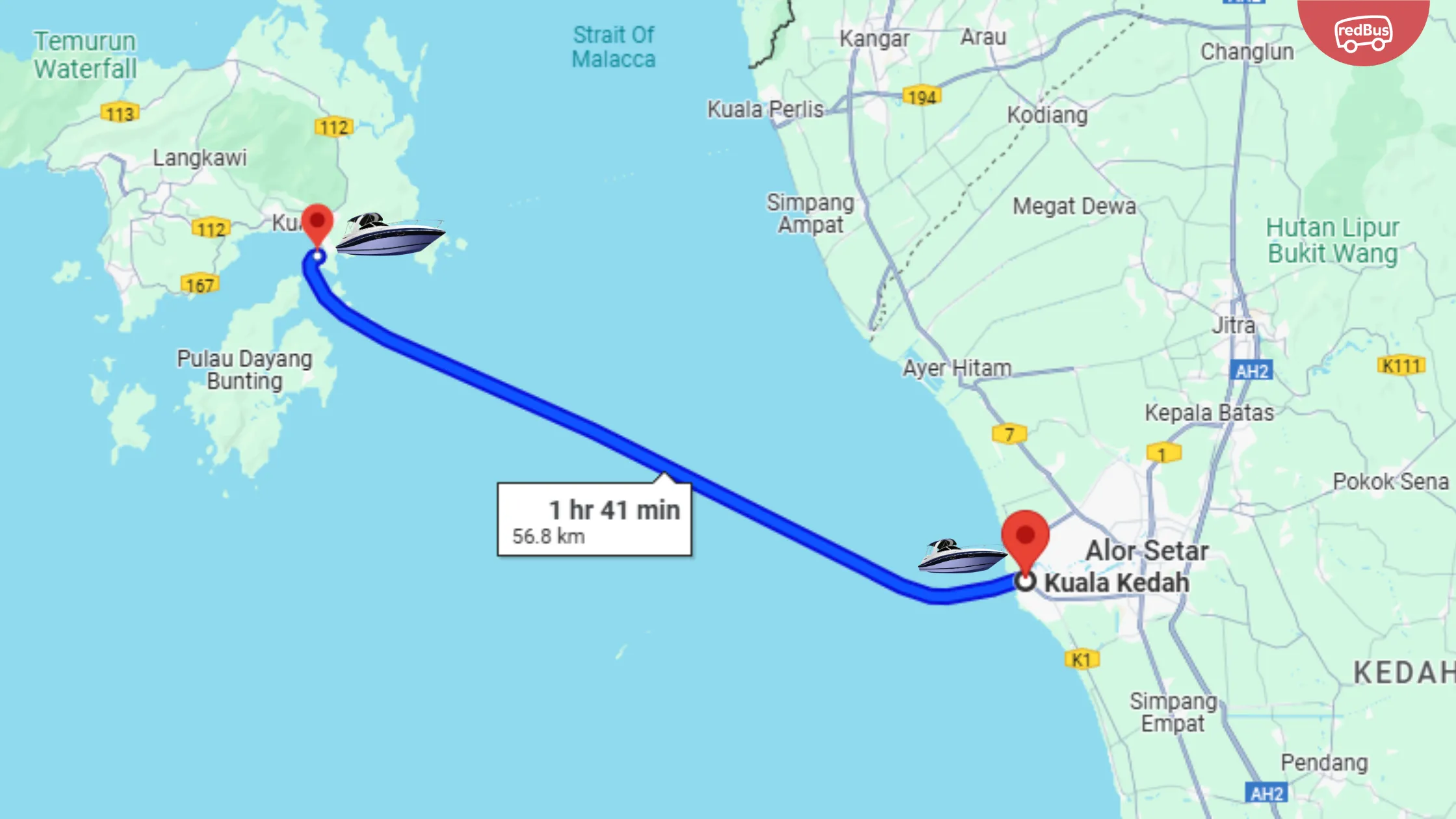 Kuala Kedah to Langkawi Ferry Tickets