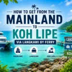Mainland to Koh Lipe via Langkawi by Ferry