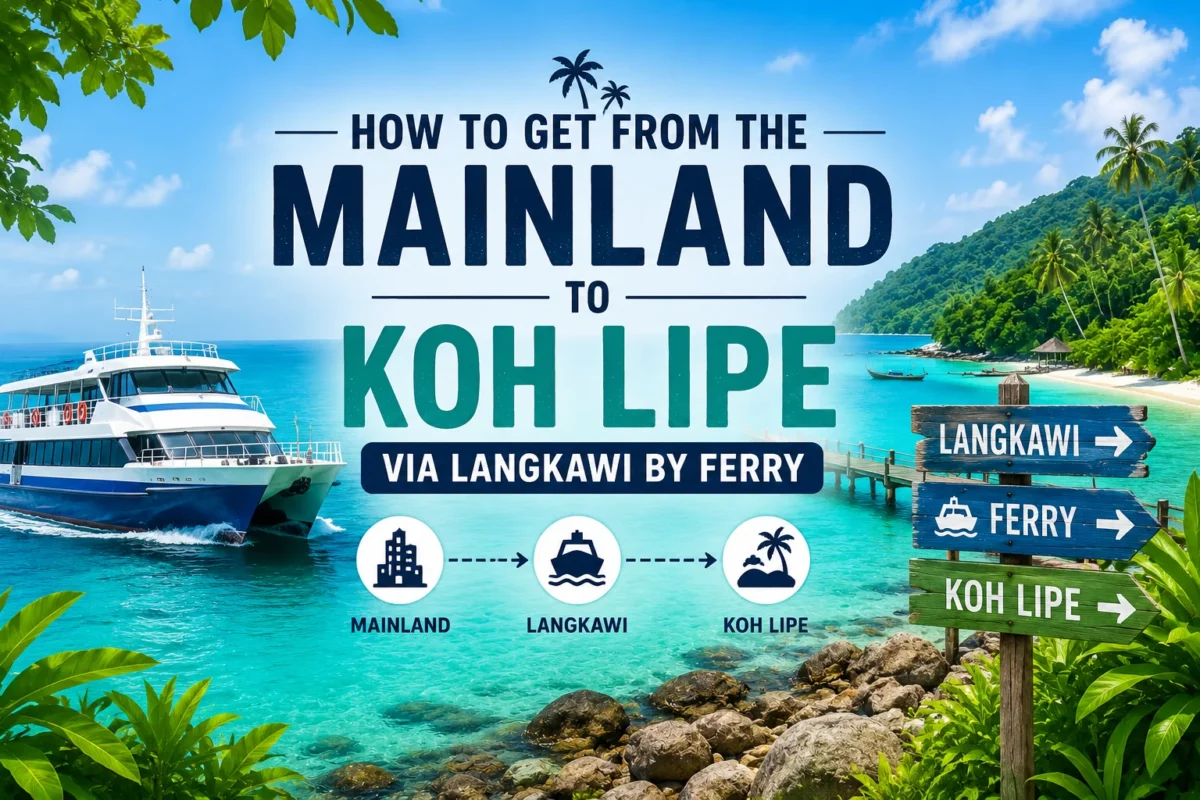 Mainland to Koh Lipe via Langkawi by Ferry